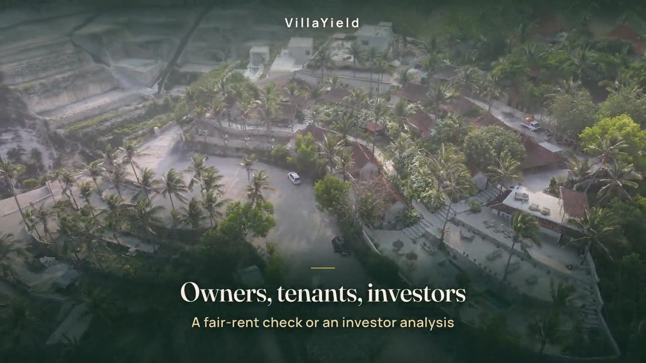 VillaYield: Bali'de bir villa, rakamlarıyla